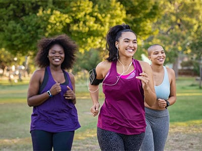 Running woman